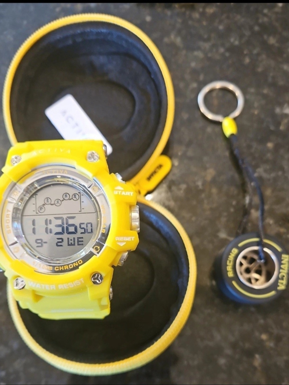Invicta-Activa Rally Edition Digital Sport Watch with Travel Case & Keychain